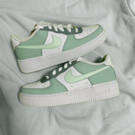 nike air force mintgroen|mint green air force ones.